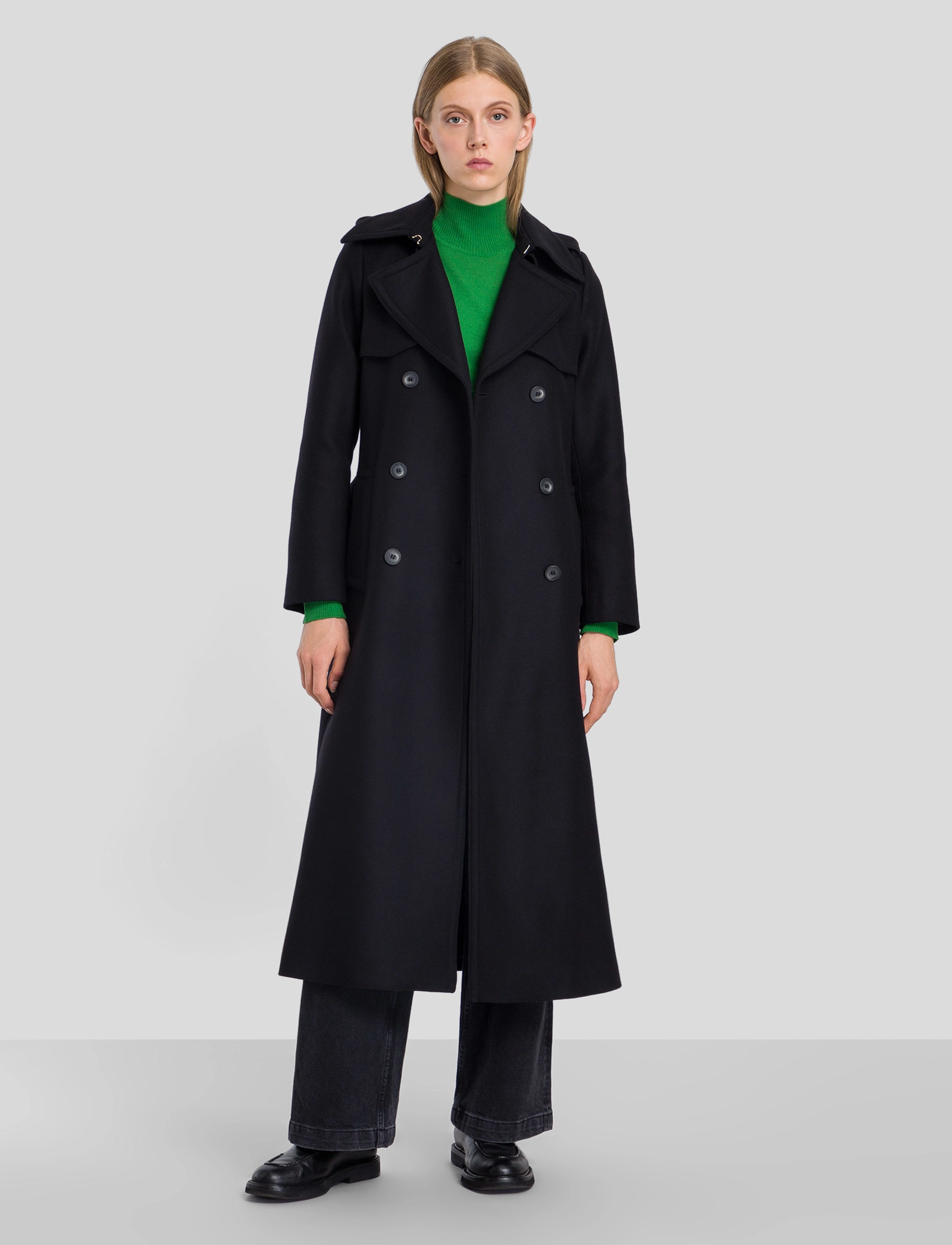 IVY OAK - CHARLOTTE ROSE MODERN TRENCH COAT - black - 3