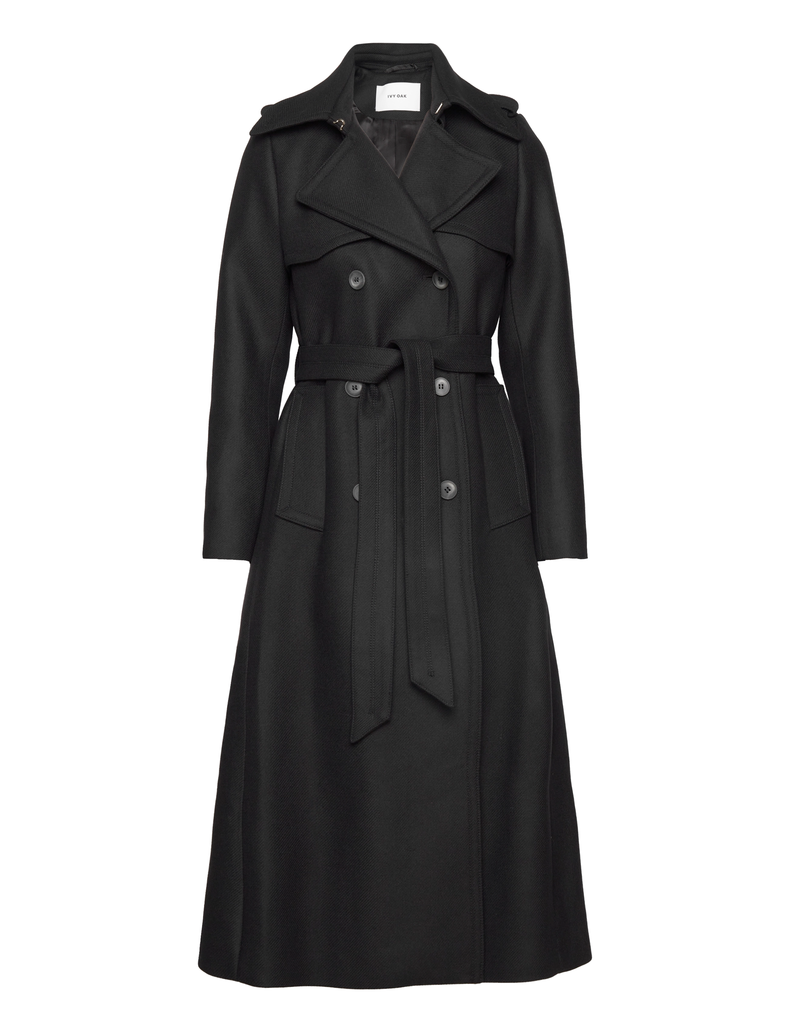 IVY OAK - CHARLOTTE ROSE MODERN TRENCH COAT - black - 2