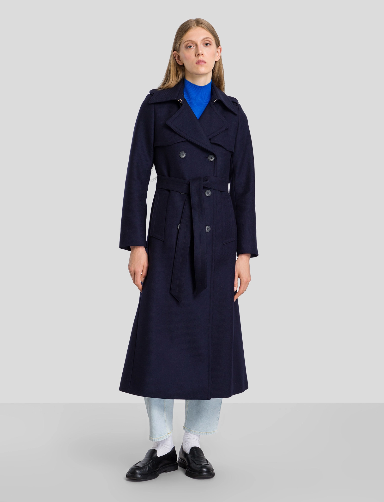 IVY OAK - CHARLOTTE ROSE MODERN TRENCH COAT - navy blue - 3