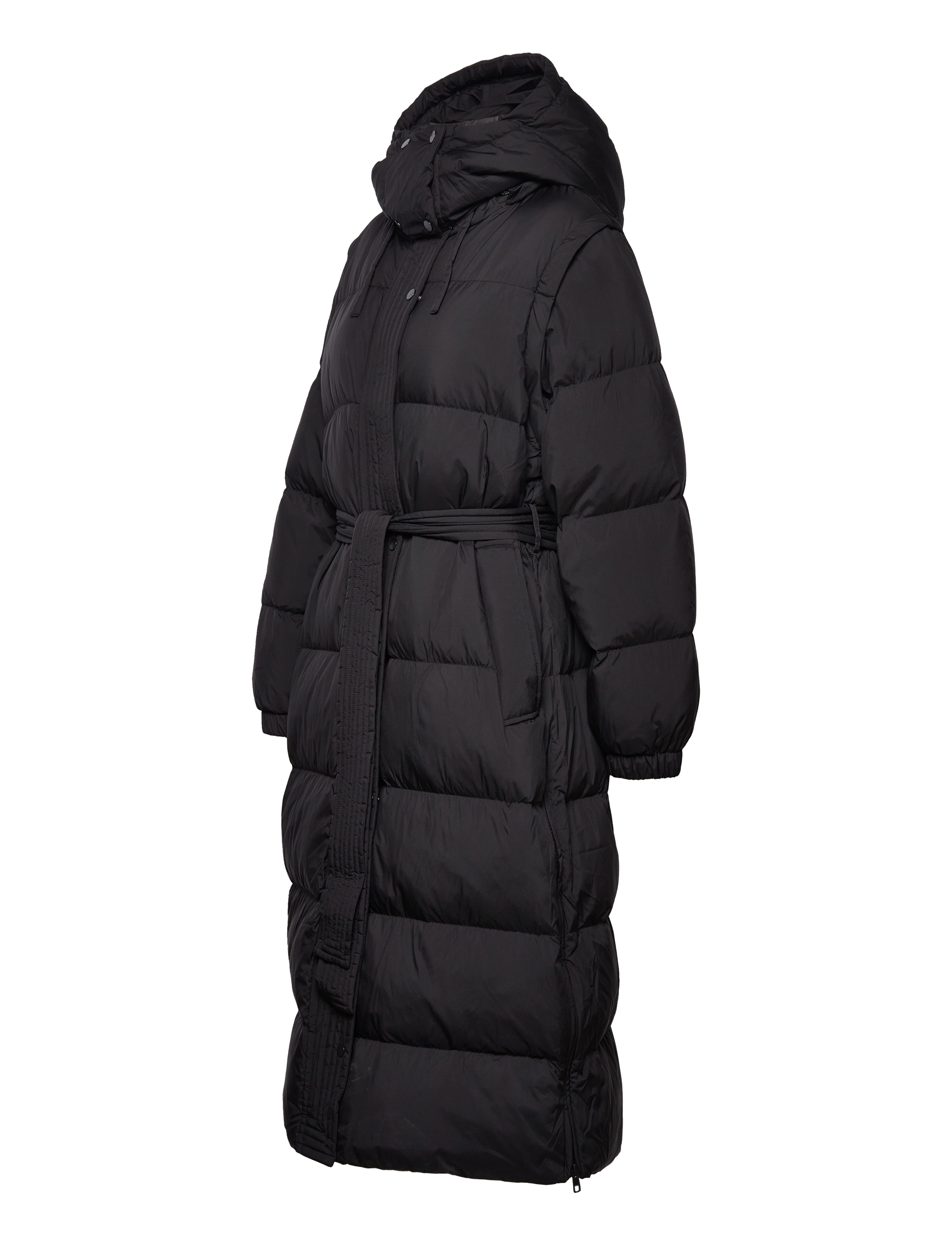 IVY OAK - Caliste Mary Long Puffer Coat 2 in 1 - black - 2