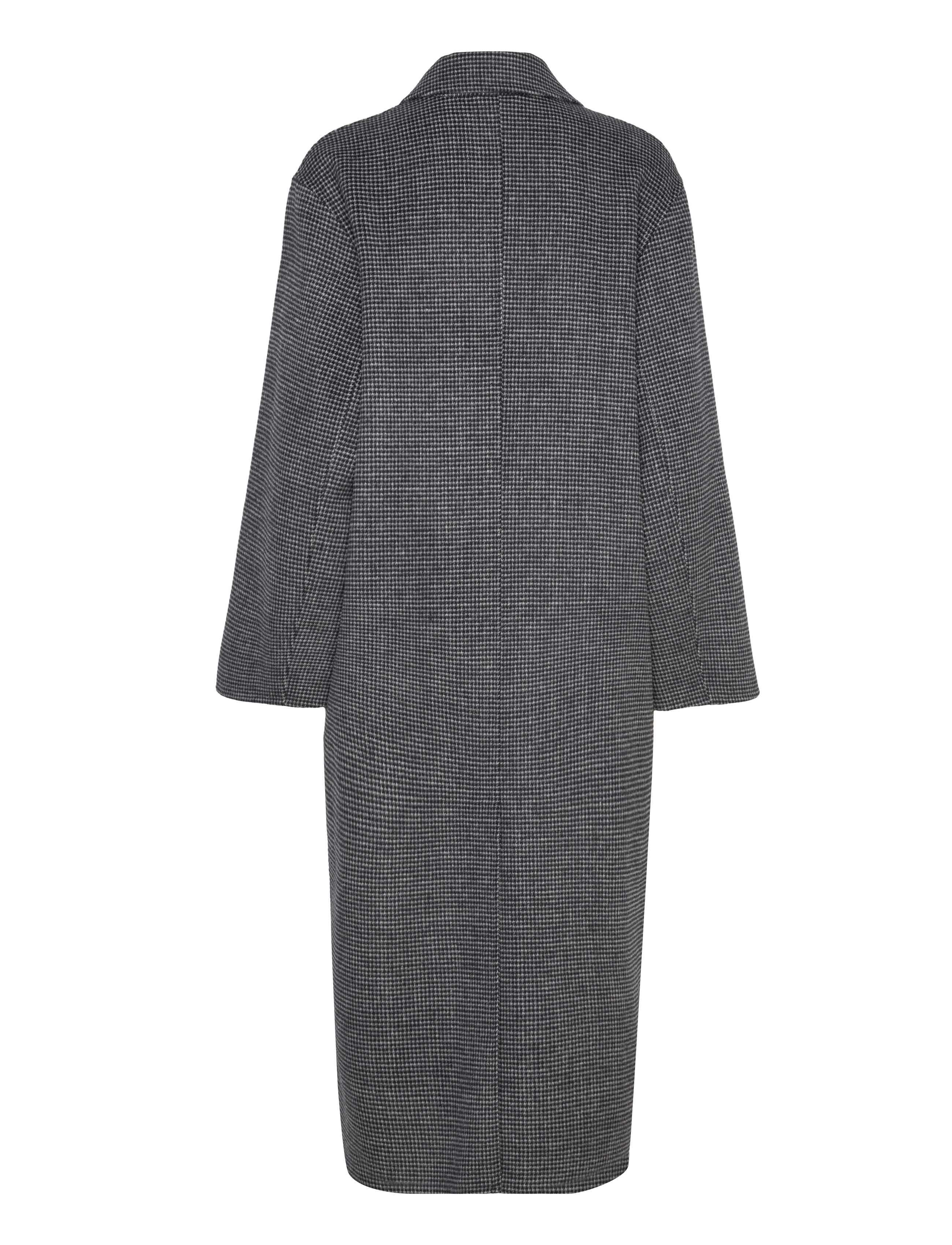 IVY OAK - Houndstooth Doubleface coat - houndstooth - black white - 1