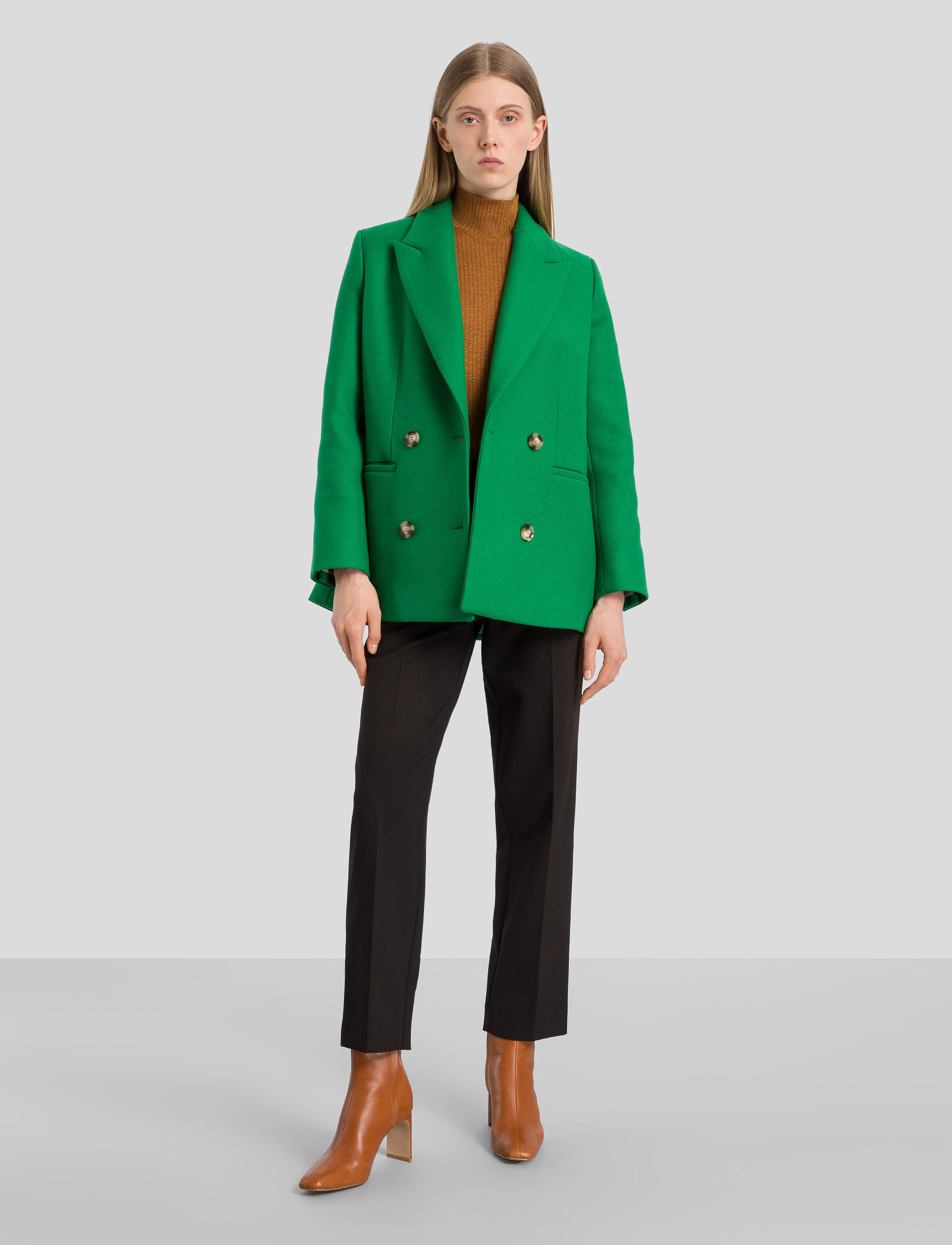 IVY OAK - Boxy Caban Jacket - secret garden green - 2