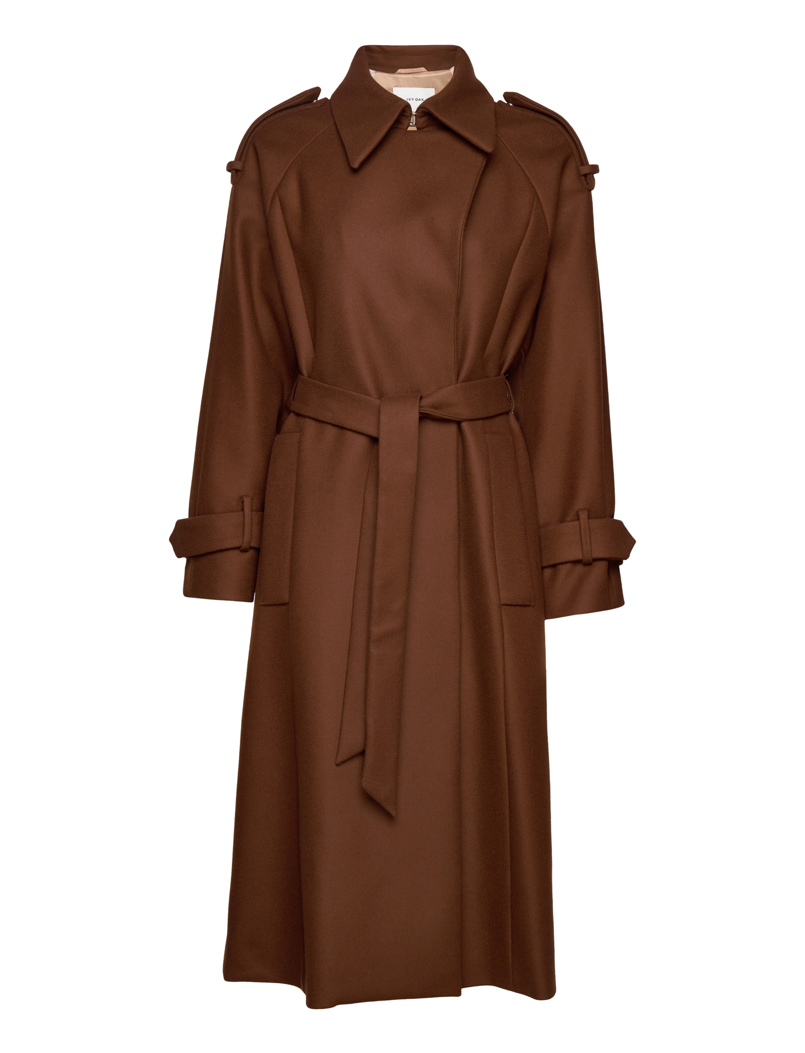 IVY OAK - Wool Trench - praline - 1