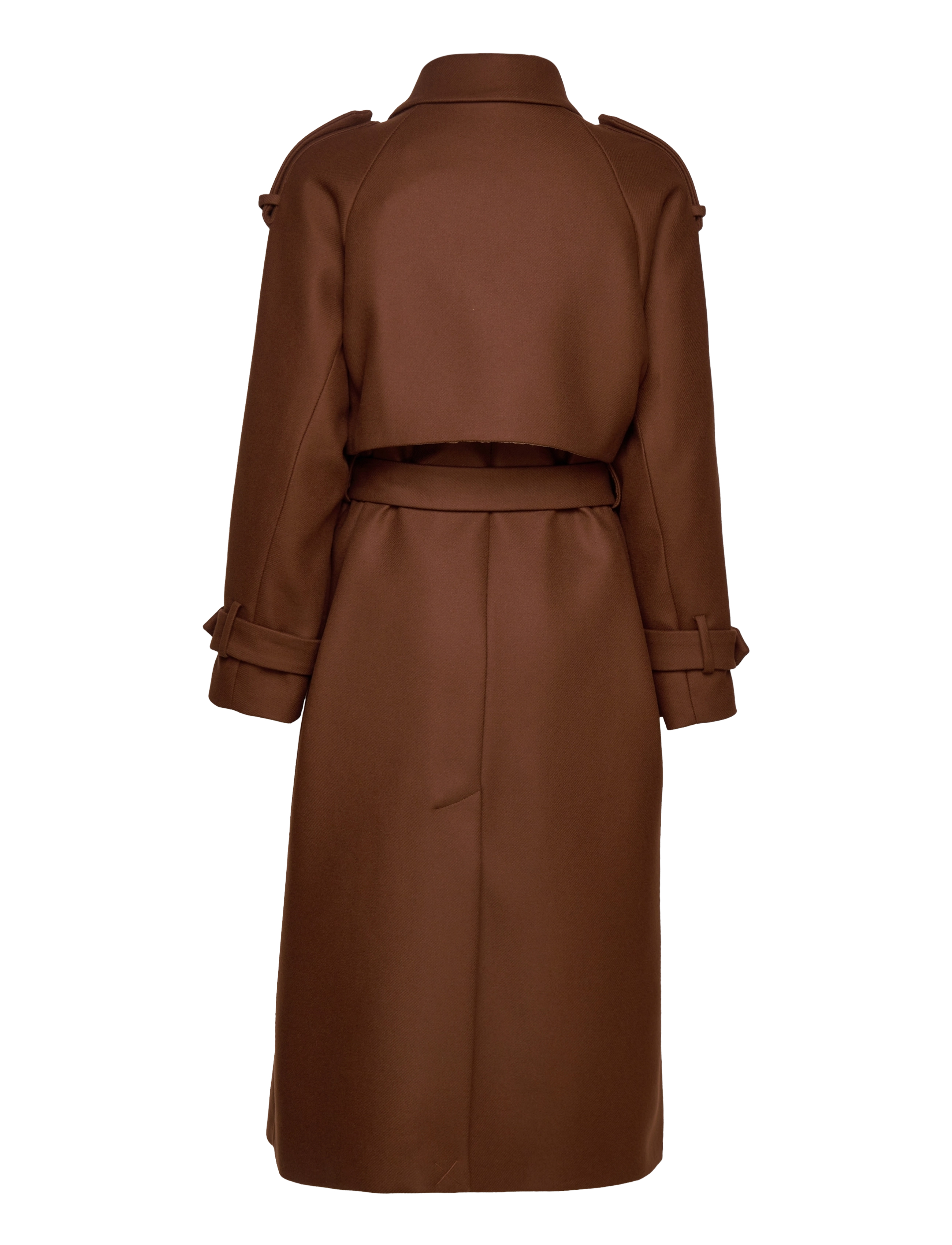 IVY OAK - Wool Trench - praline - 2