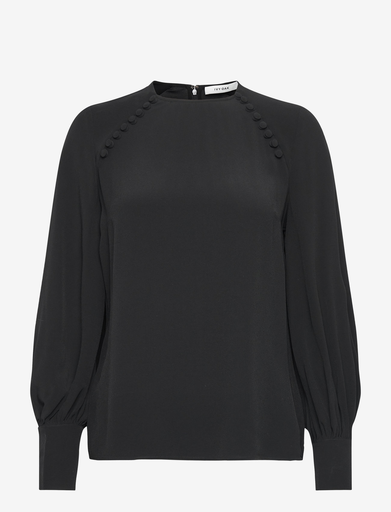 IVY OAK - Buttoned Blouse - black - 0