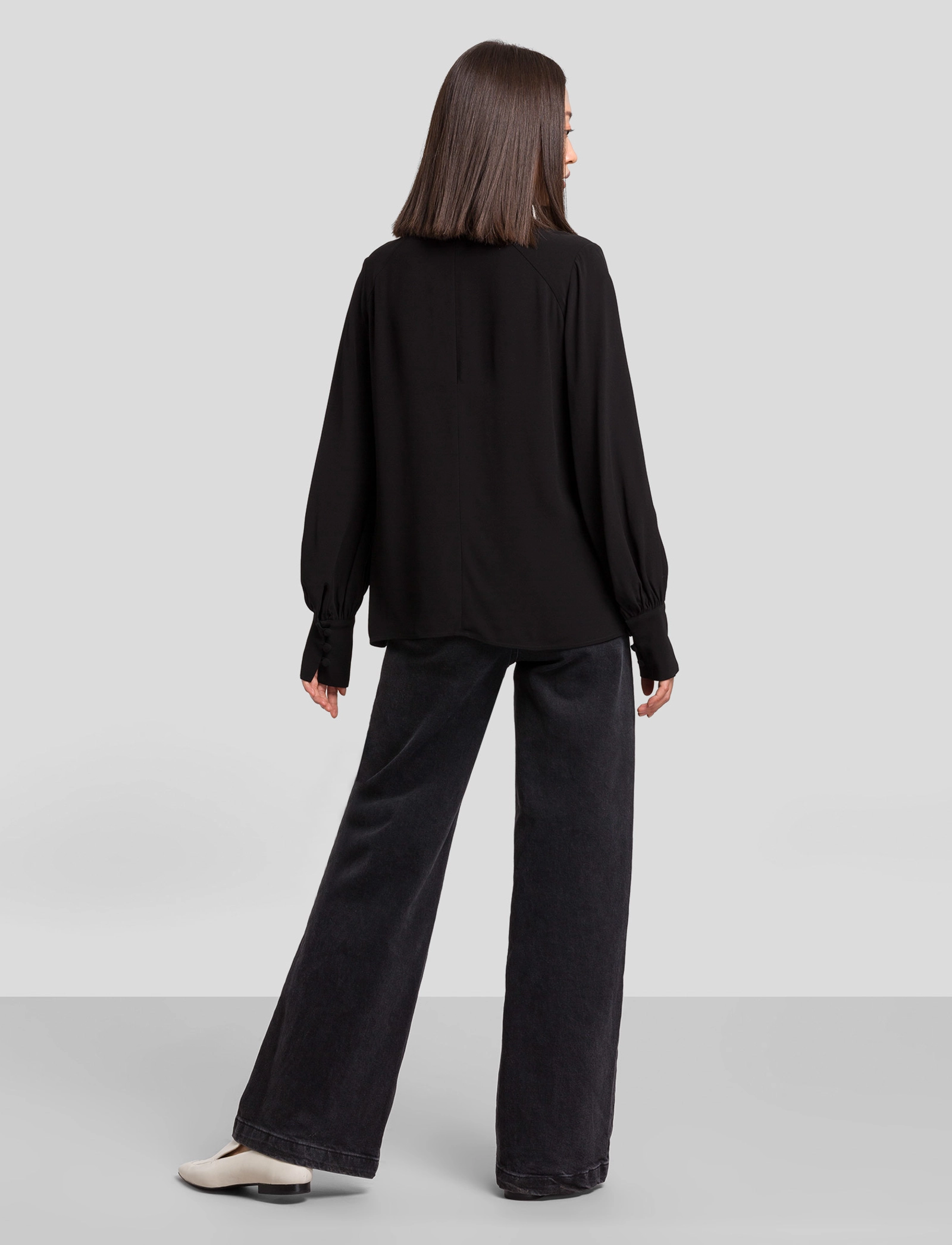 IVY OAK - Buttoned Blouse - black - 3