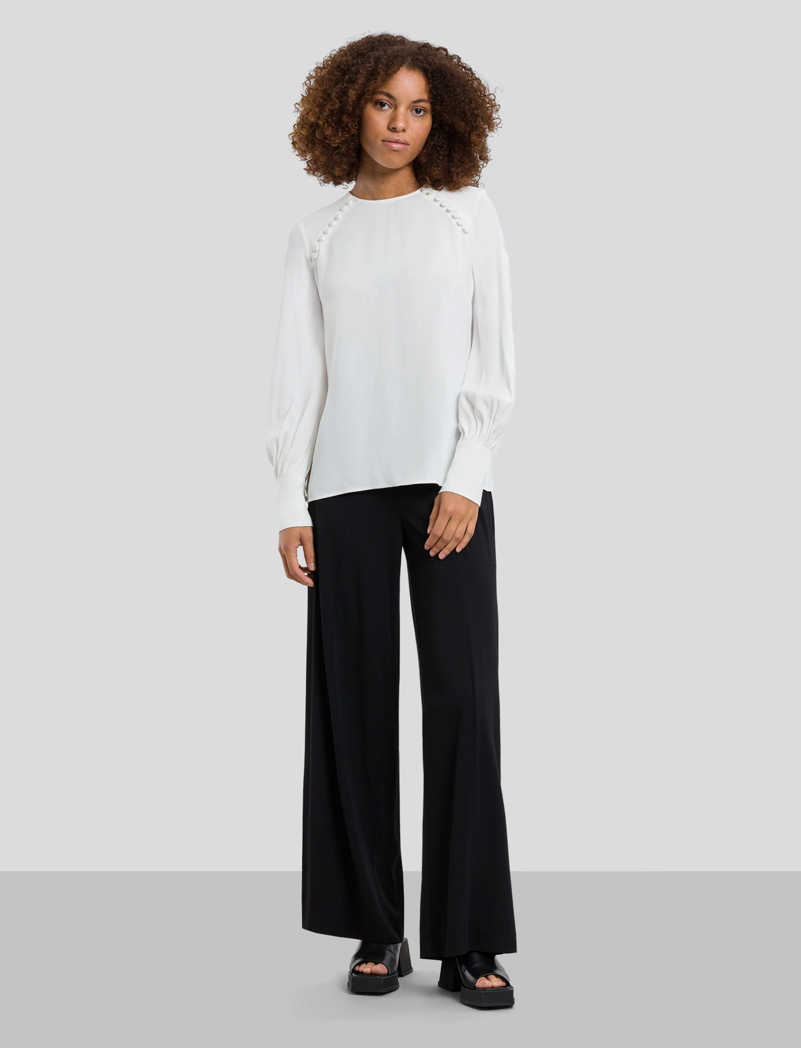 IVY OAK - Buttoned Blouse - snow white - 2