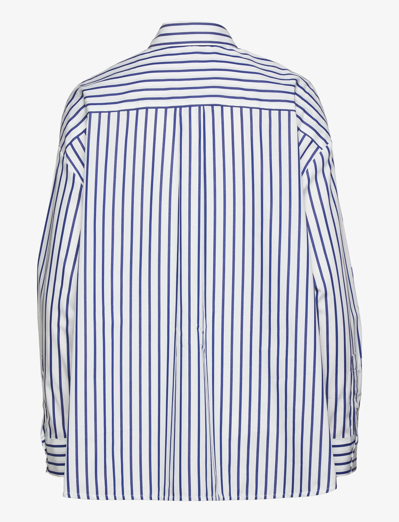 IVY OAK - STRIPED BLOUSE - long-sleeved shirts - stripe night lobelia blue - 1