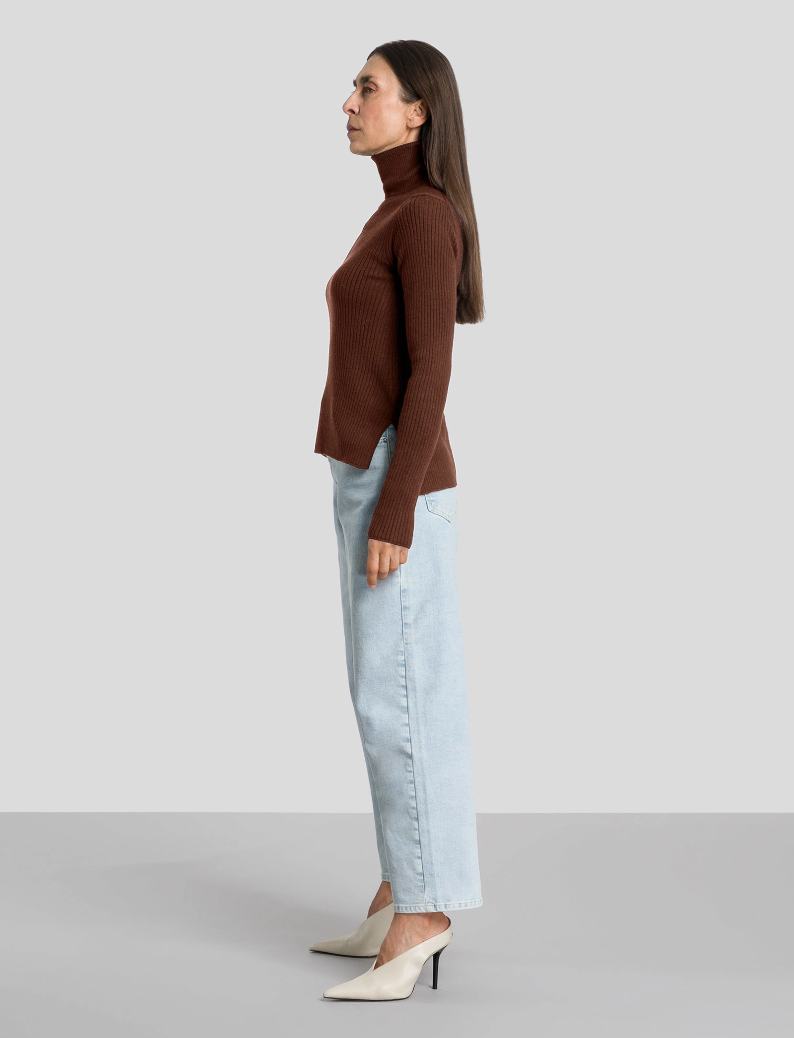 IVY OAK - KARO TURTLE NECK JUMPER - praline - 3