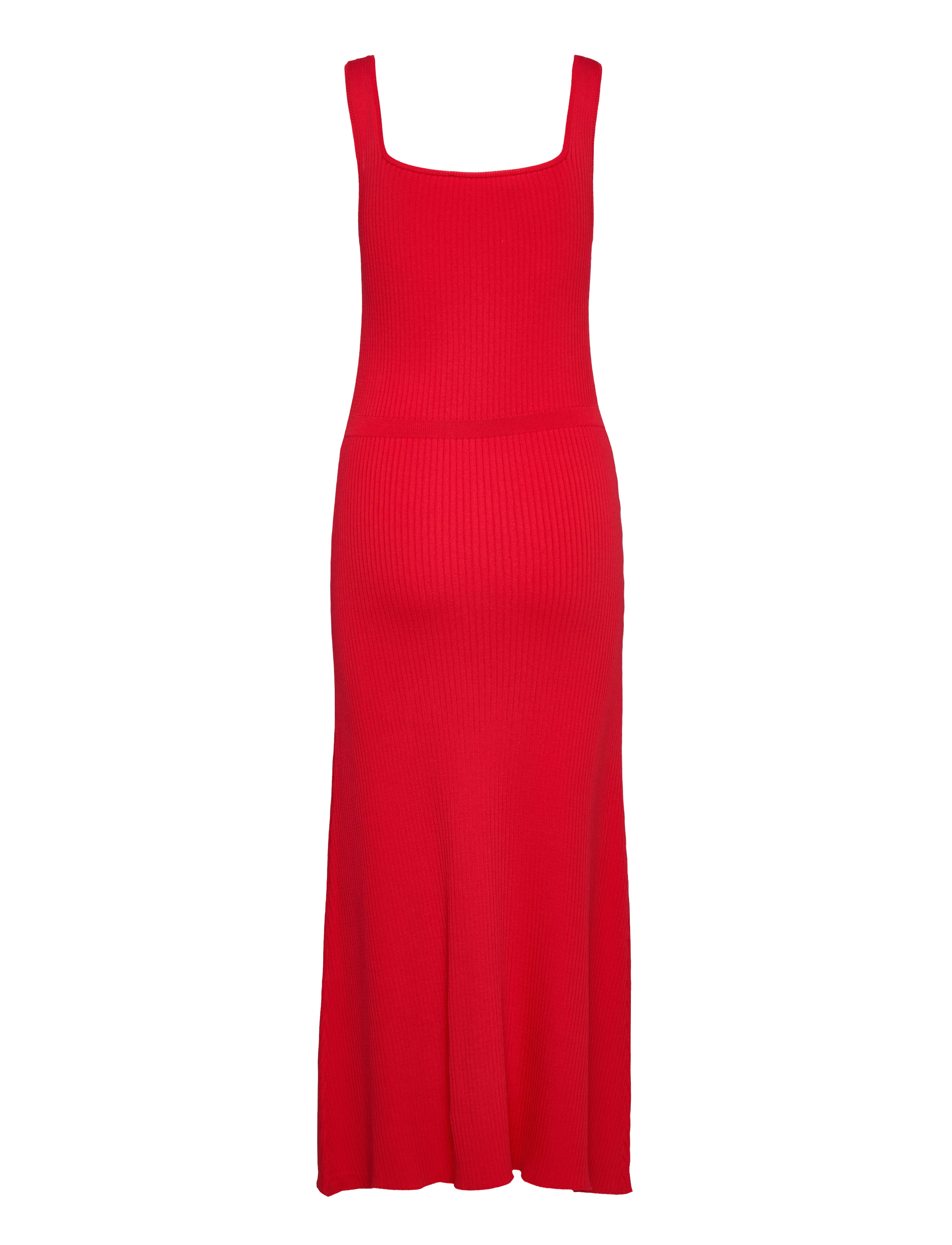 IVY OAK - Long Midi Fine Knit Dress - maxi kjoler - lipstick red - 1