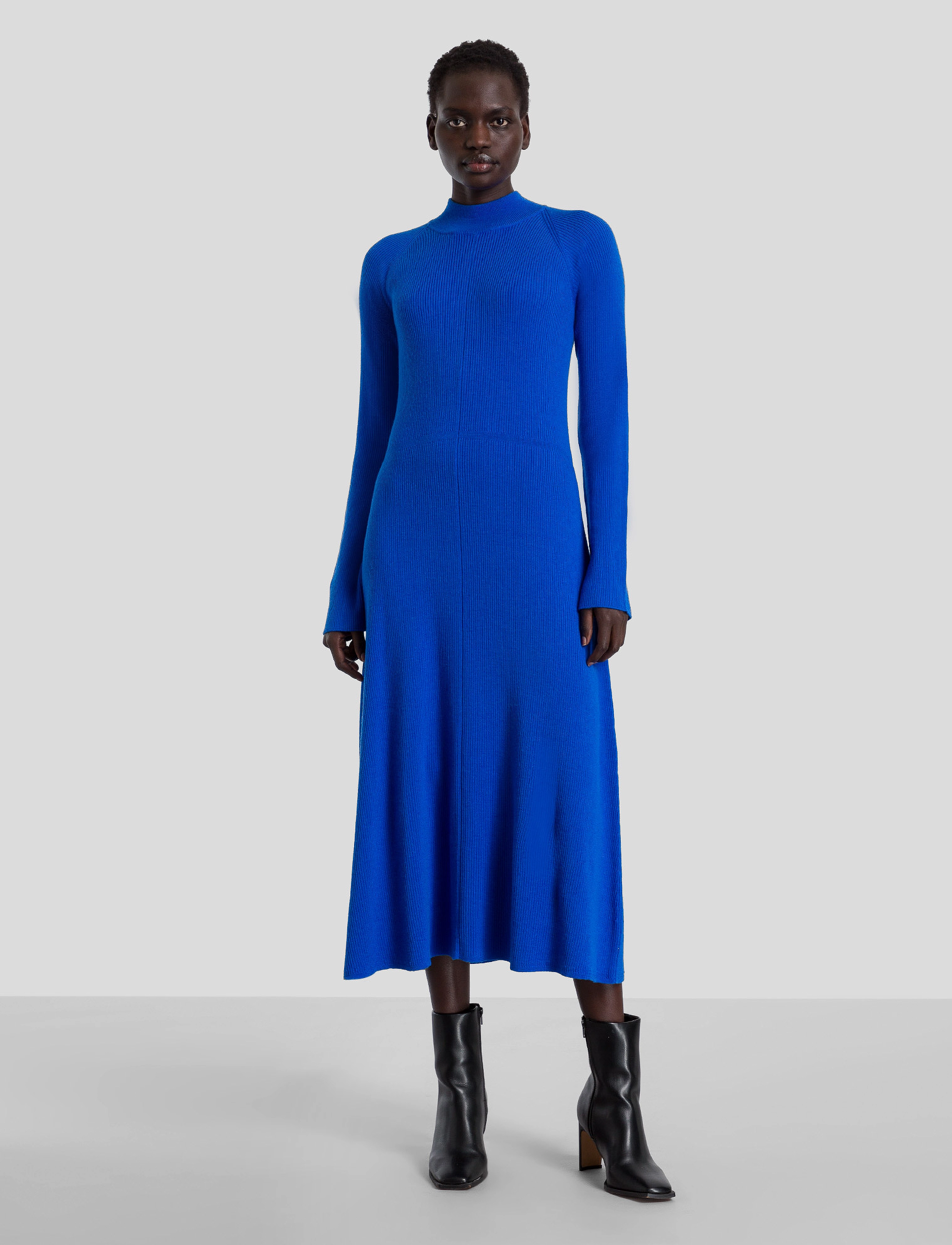 IVY OAK - Rib Knit Dress - cobalt blue - 2