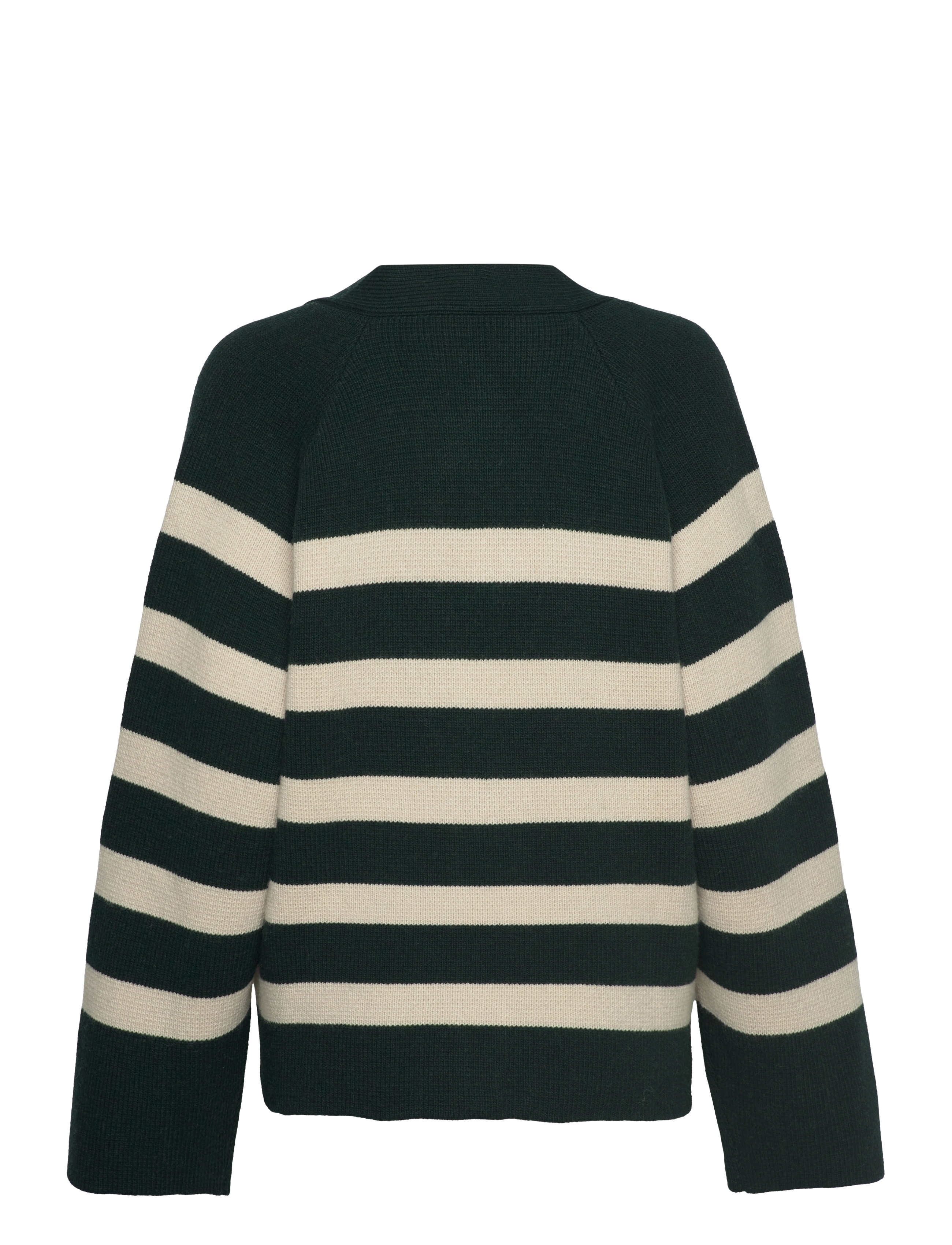IVY OAK - KAINA STRIPE CARDIGAN - bottle green - 2
