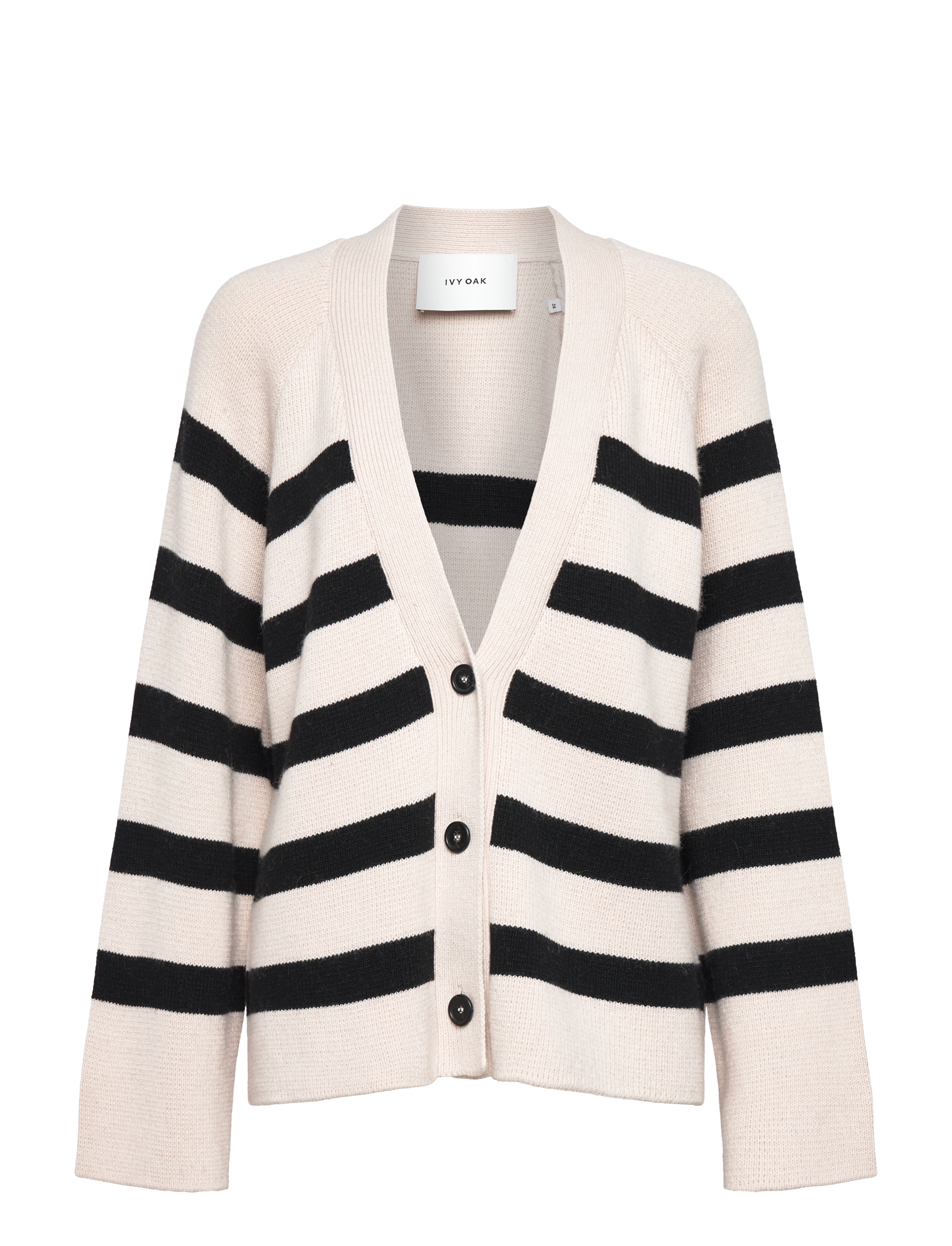 IVY OAK - KAINA STRIPE CARDIGAN - raw white - 1