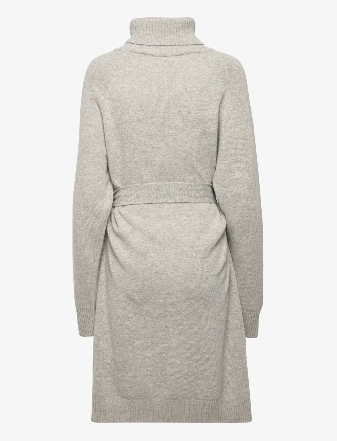 IVY OAK - Mini Knit Dress - knitted dresses - oyster grey melange - 1
