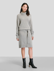 IVY OAK - Mini Knit Dress - neulemekot - oyster grey melange - 2