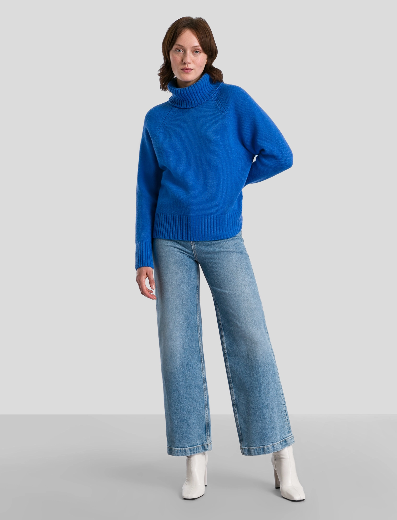 IVY OAK - KAMELA HEAVY KNIT JUMPER - light cobalt blue - 3