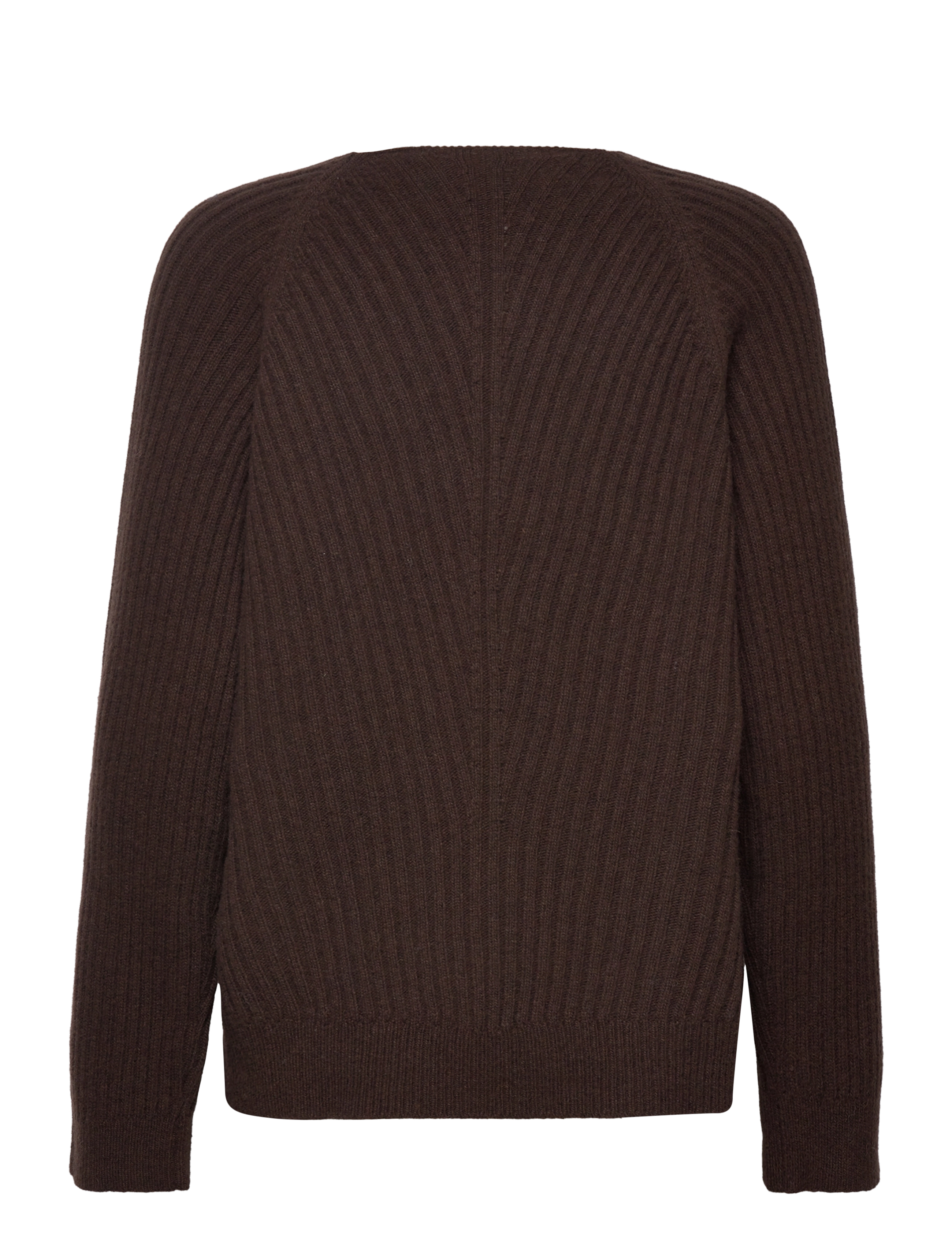 IVY OAK - Heavy Knit V-Neck Jumper - chocolate - 1
