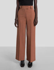 IVY OAK - Wide Leg Pants - vakarėlių drabužiai išparduotuvių kainomis - mid-brown - 3