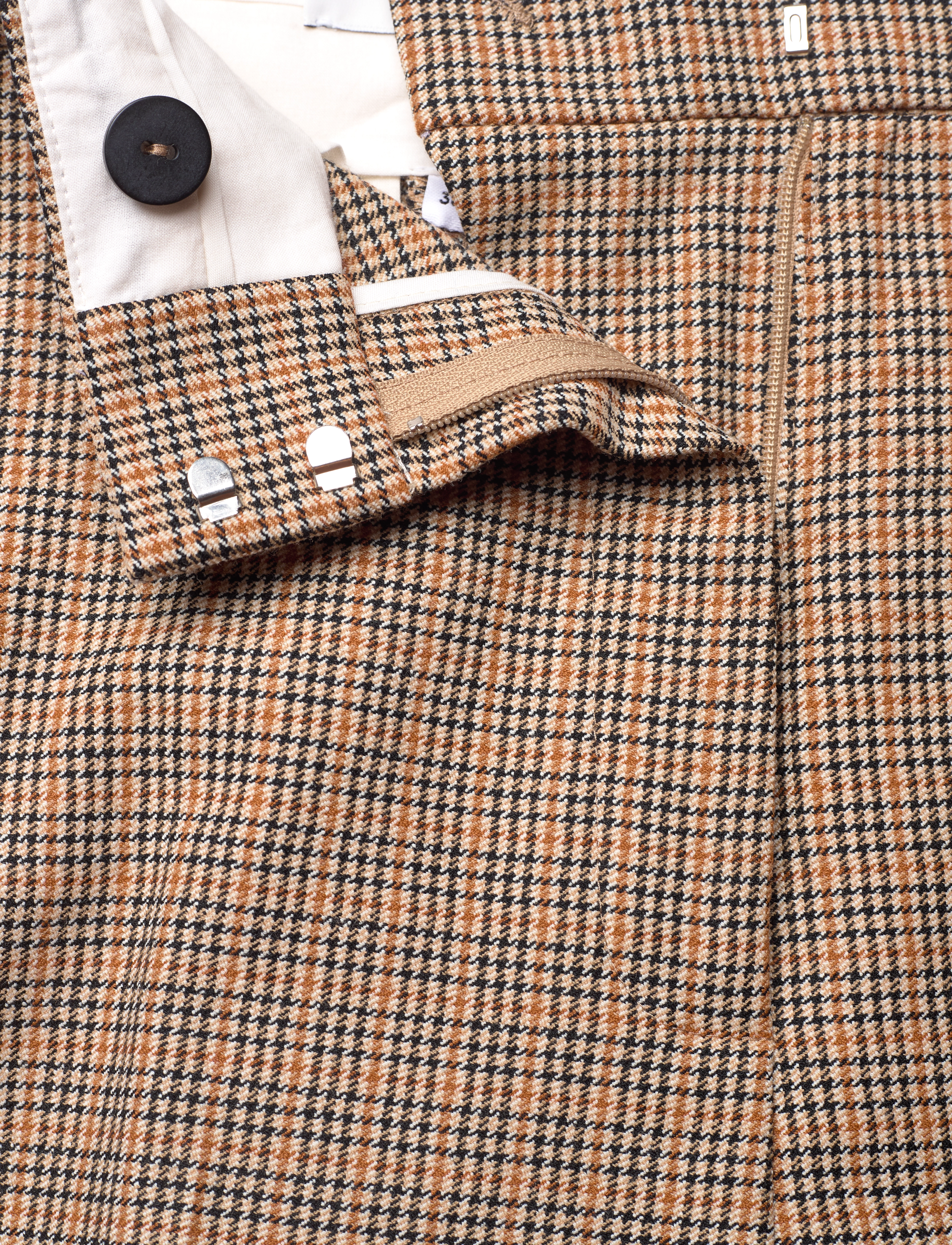 IVY OAK - Philine Checked Pants - classic check - 3