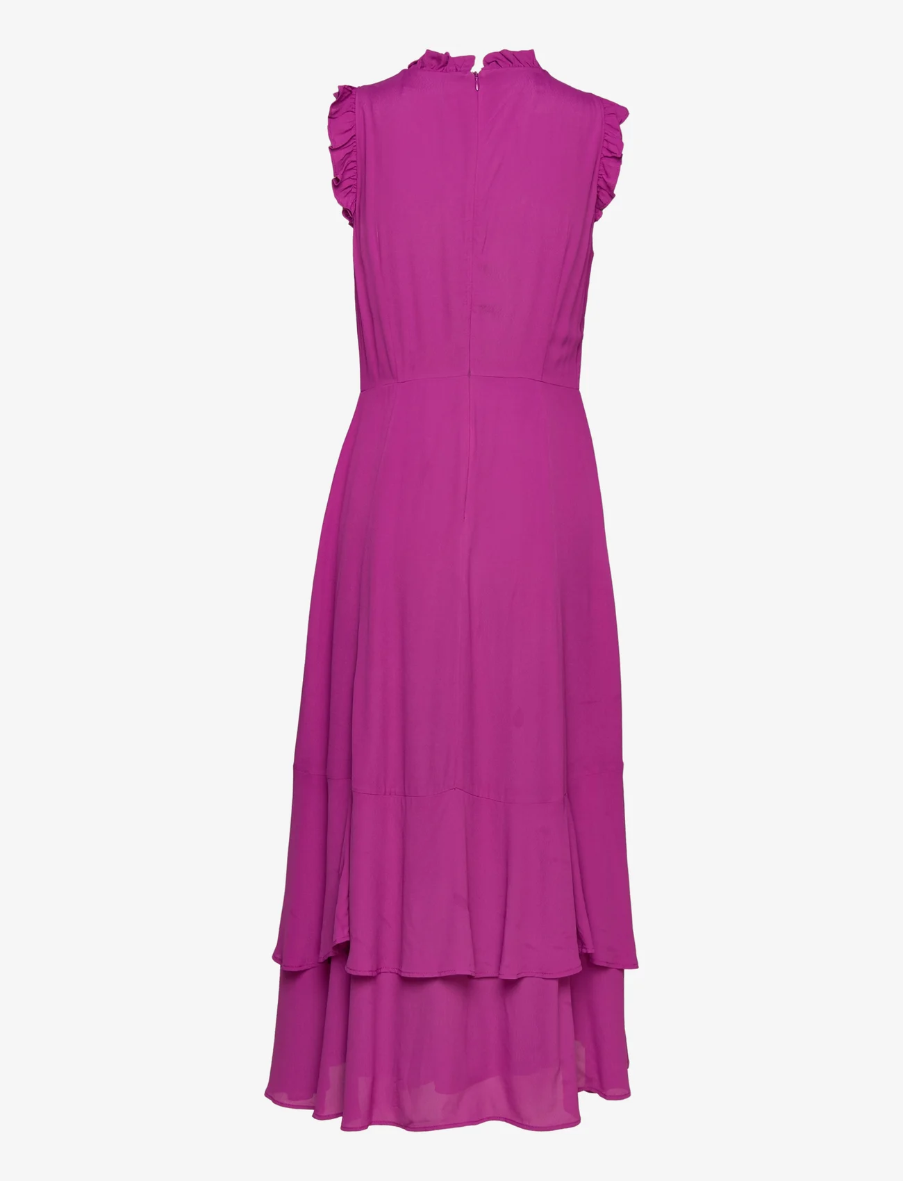 IVY OAK - Midi Length Ruffle  Dress - midi kjoler - deep pink - 1