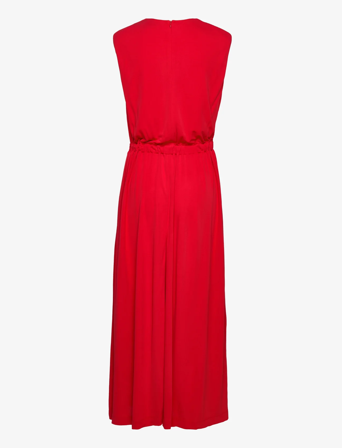 IVY OAK - Long Midi Length Dress - t-shirt jurken - lipstick red - 1