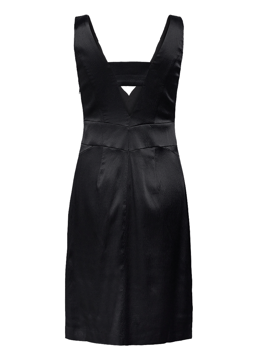 IVY OAK - Long Mini Length Strap Dress - kurze kleider - black - 1