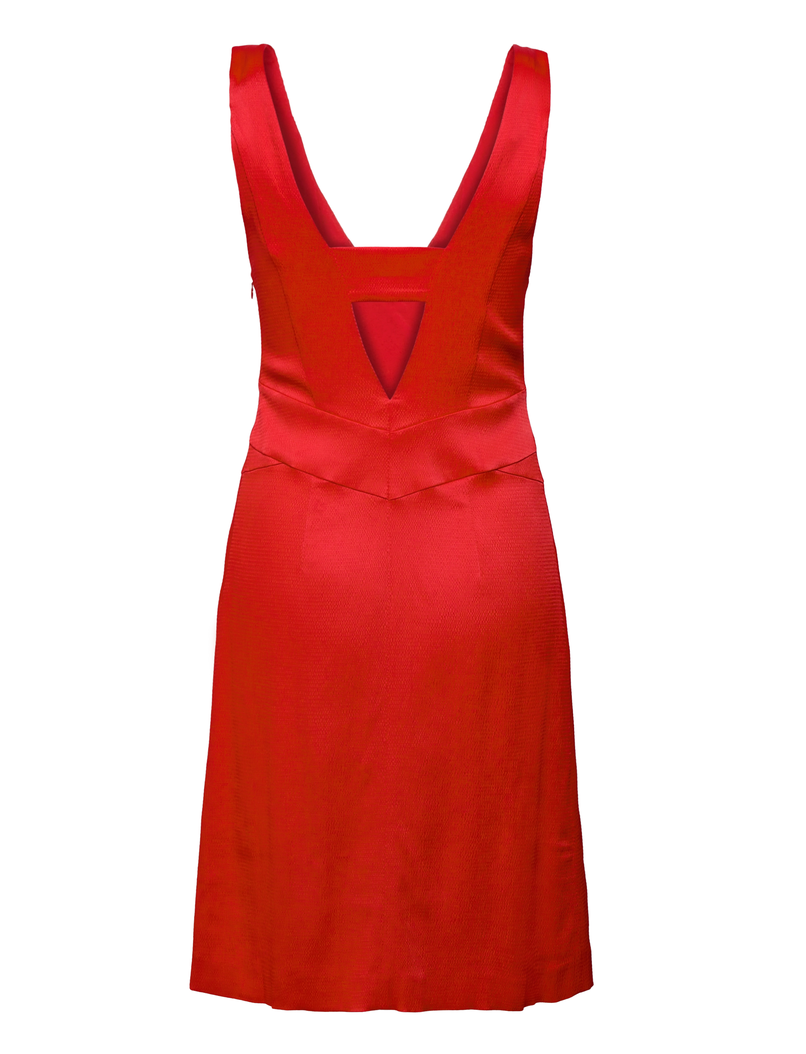 IVY OAK - Long Mini Length Strap Dress - korte kjoler - fire red - 1
