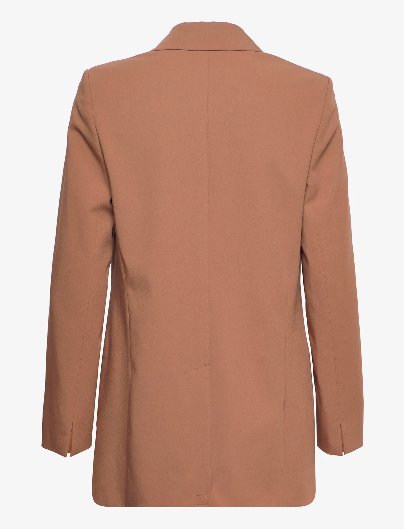 IVY OAK - Blazer With Hidden Press Buttons - vakarėlių drabužiai išparduotuvių kainomis - mid-brown - 1