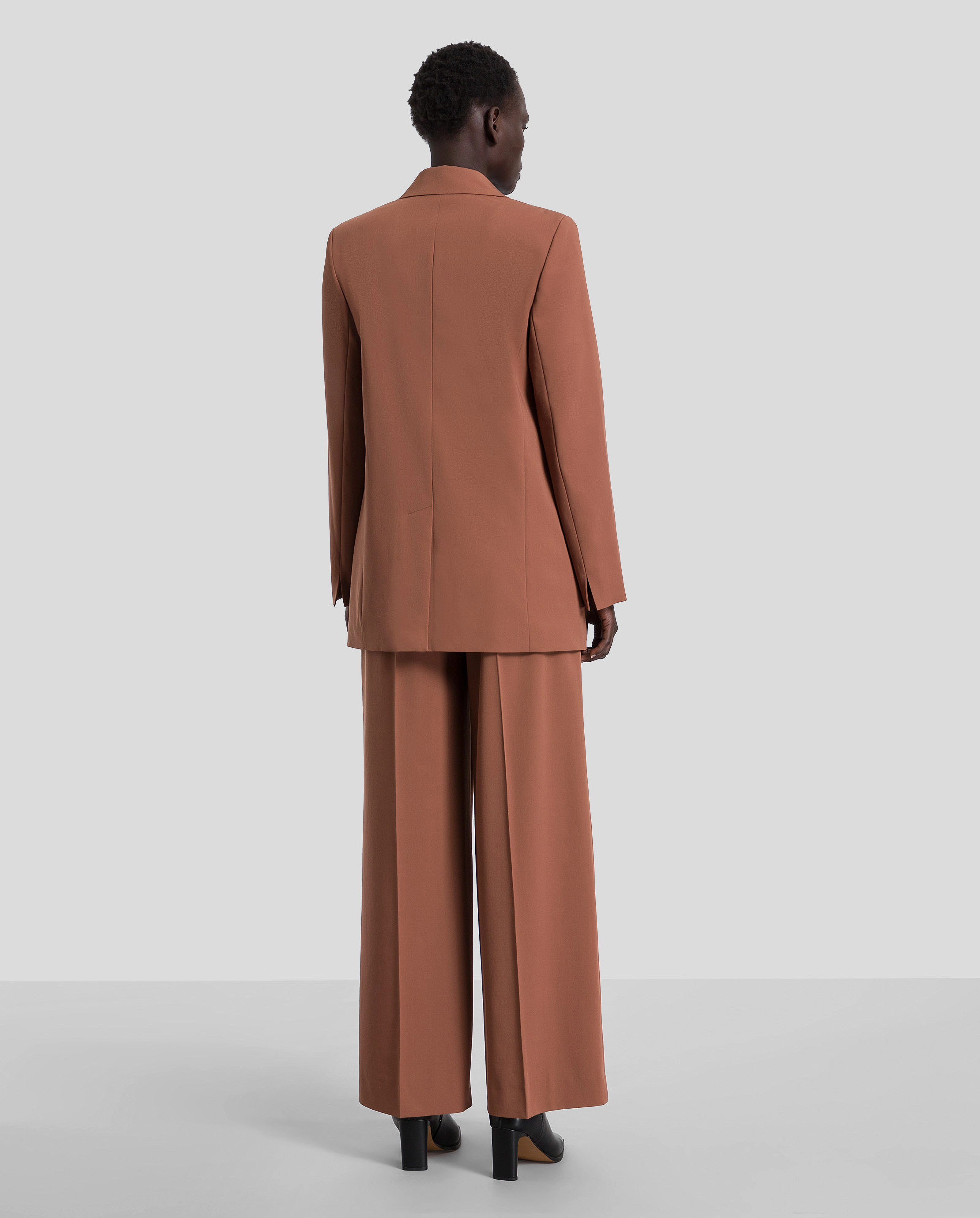 IVY OAK - Blazer With Hidden Press Buttons - mid-brown - 5