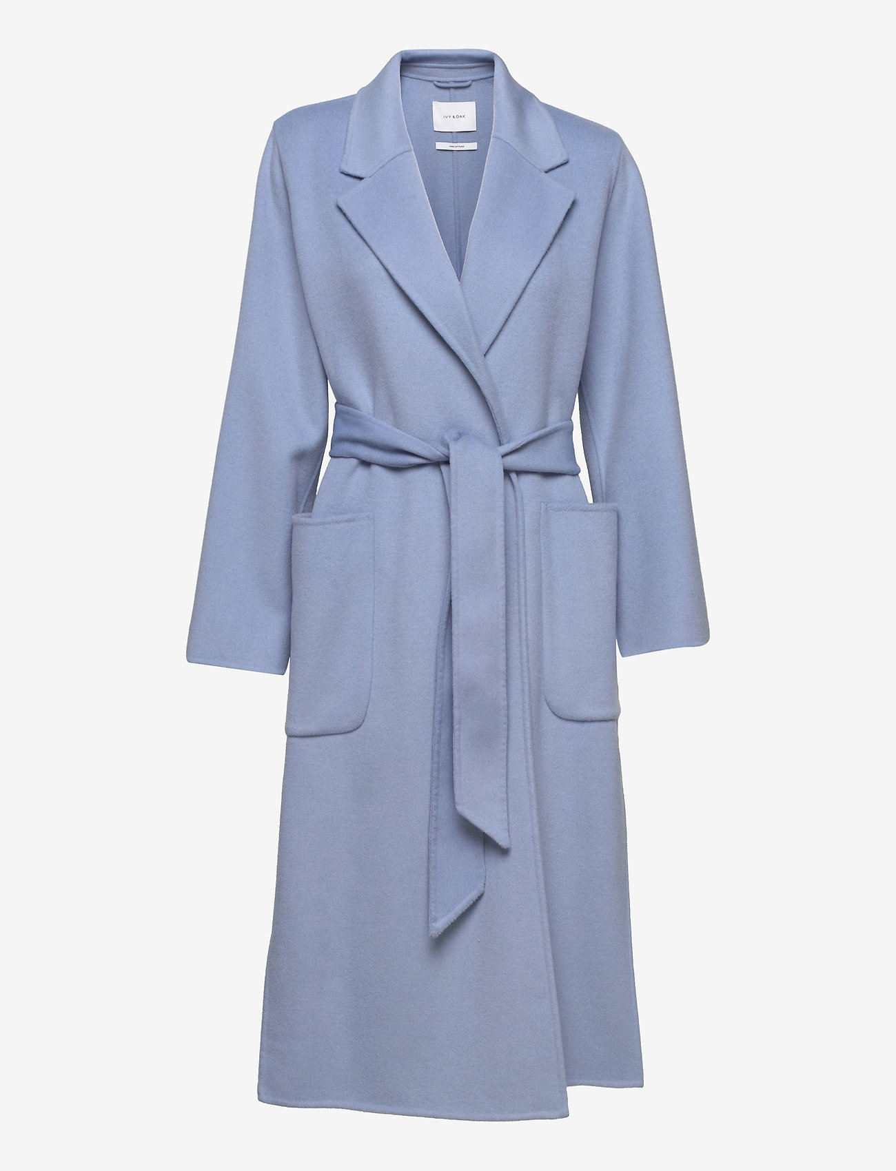 IVY OAK - BELTED DOUBLEFACE COAT CELIA - summer sea blue - 0