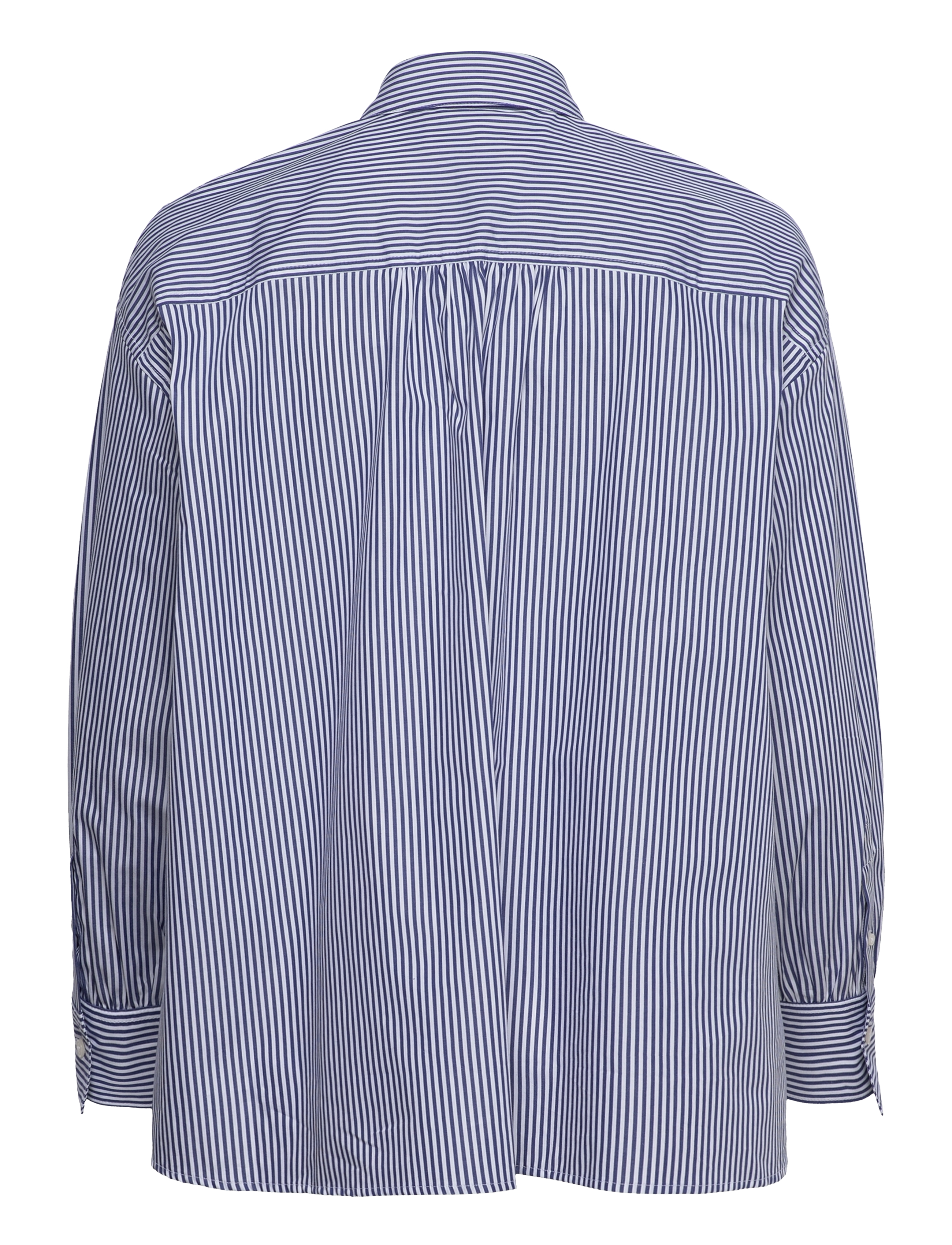 IVY OAK - BETHANY ROSE STRIPED BOXY BLOUSE - stripe bright white blue - 1