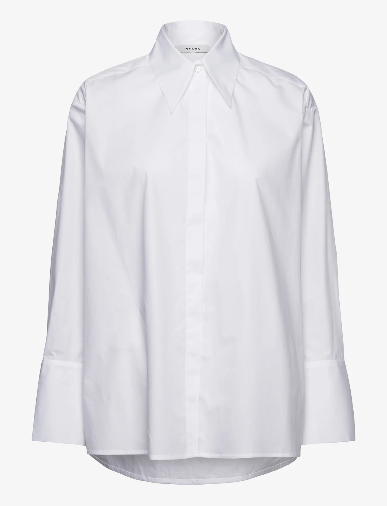 IVY OAK - Big collar blouse - langärmlige hemden - bright white - 0
