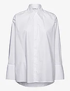 Big collar blouse - BRIGHT WHITE