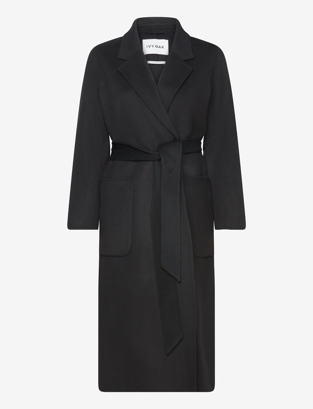 IVY OAK - Belted Double Face Coat - frakker - black - 1