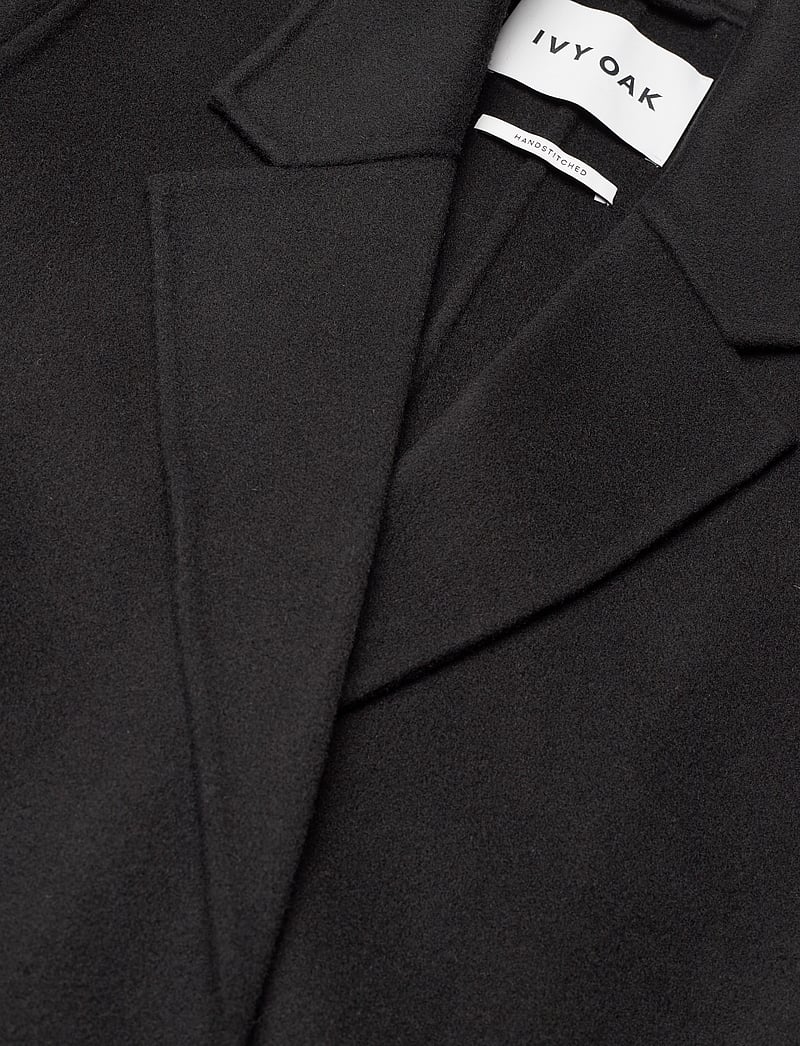 IVY OAK - Belted Double Face Coat - frakker - black - 4