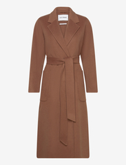 Belted Double Face Coat - GINGERBREAD