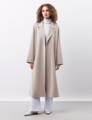 IVY OAK - Belted Double Face Coat - winter coats - light sand melange - 2