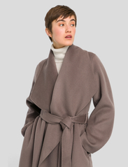 IVY OAK - Double Face Bathrobe Coat - winter coats - deep taupe - 3