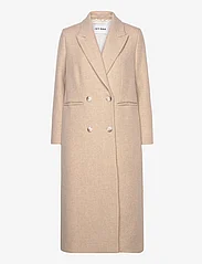 IVY OAK - Double Breasted Boxy Coat - winter coats - sand melange - 0