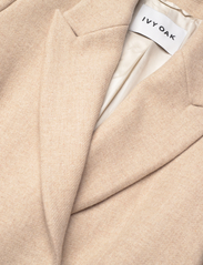 IVY OAK - Double Breasted Boxy Coat - winter coats - sand melange - 2