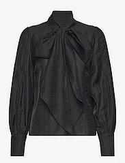 IVY OAK - BLOUSE WITH DETACHABLE BOW - blouses met lange mouwen - black - 0