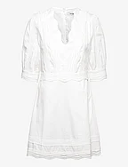 Mini Length Dress - BRIGHT WHITE