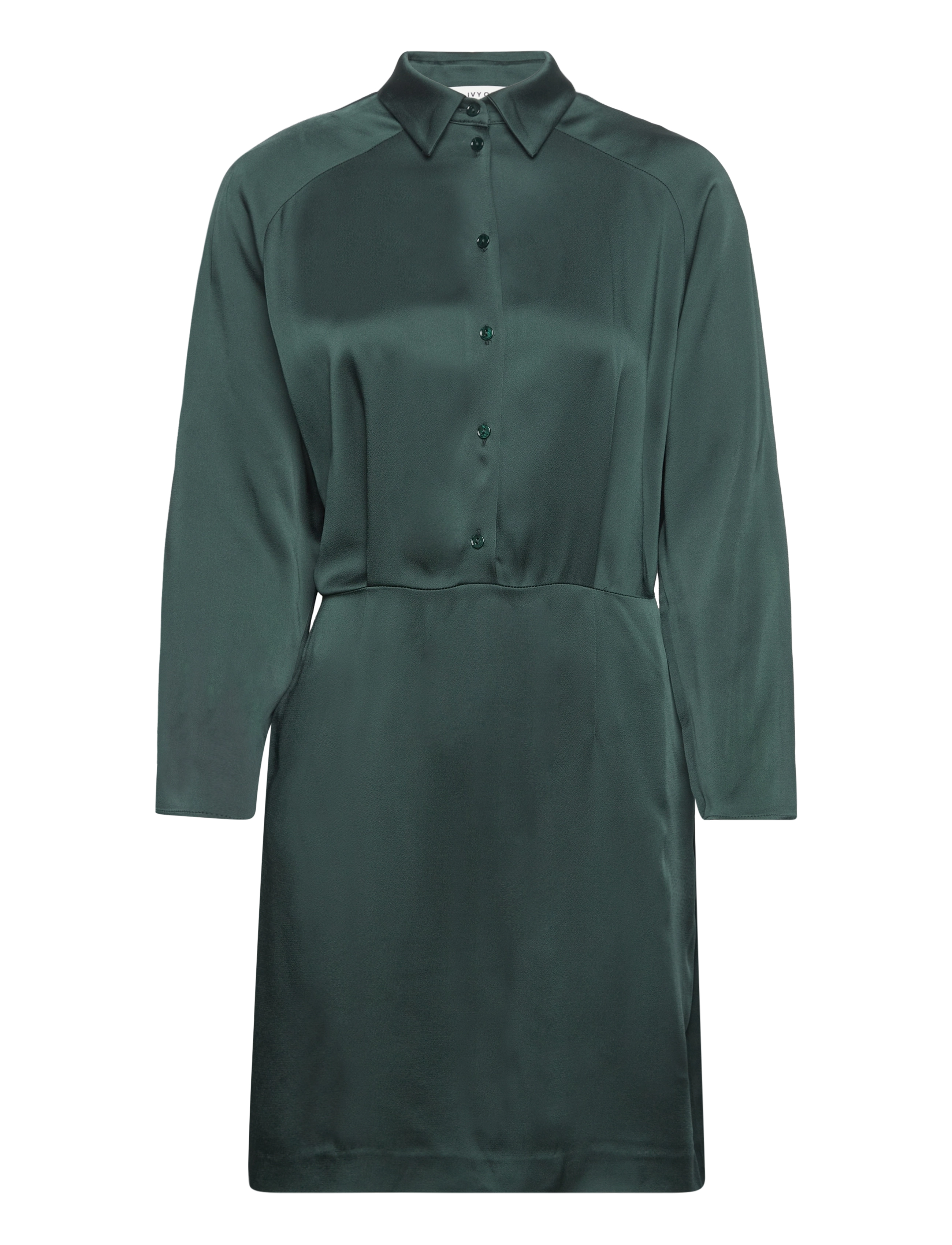 IVY OAK MINI LENGTH WRAP DRESS - Tøj - BOTTLE GREEN / green