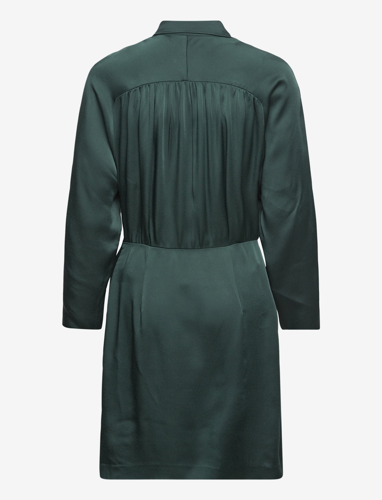 IVY OAK - MINI LENGTH WRAP DRESS - särkkleidid - bottle green - 1