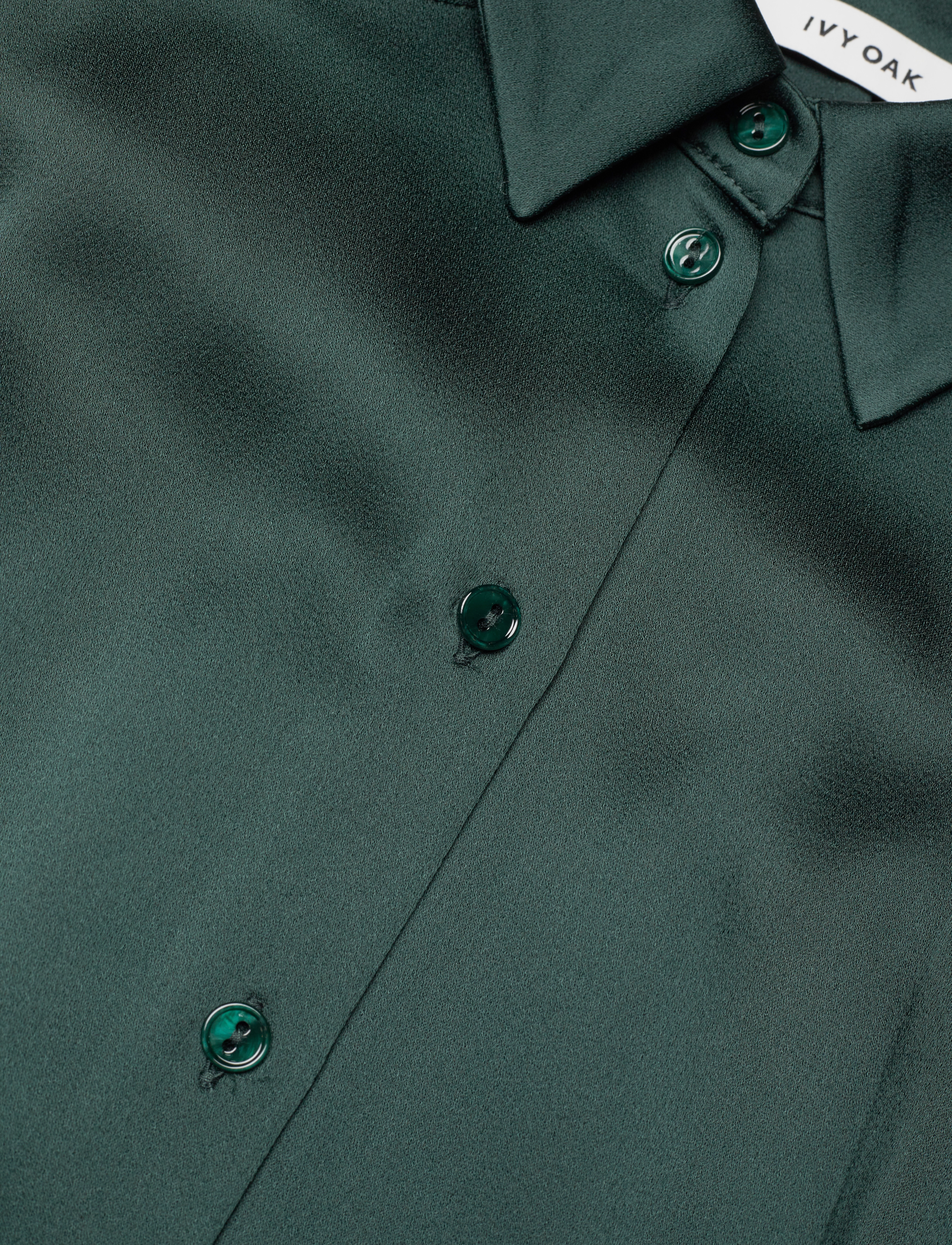 IVY OAK - MINI LENGTH WRAP DRESS - korte kjoler - bottle green - 2