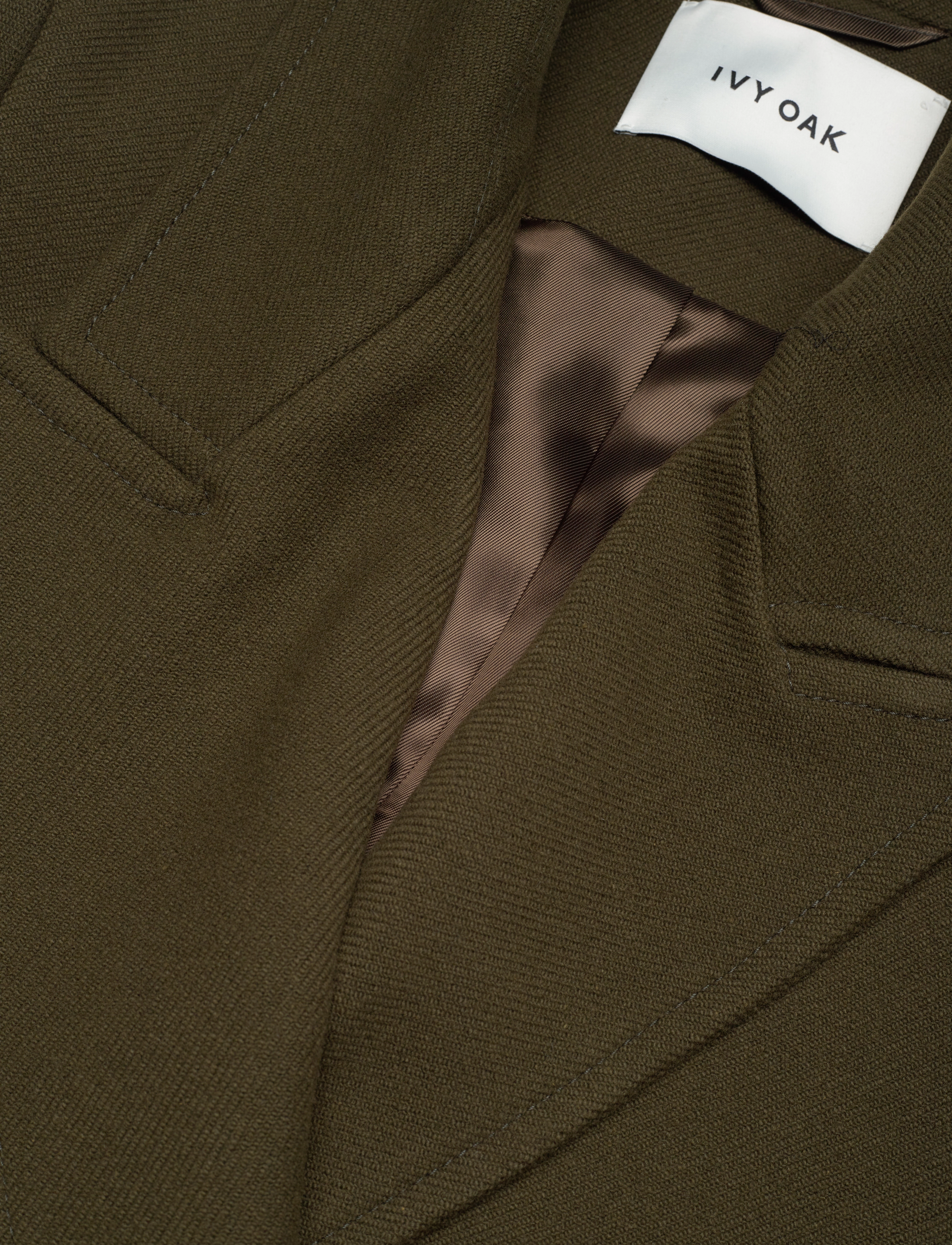 IVY OAK - JENNA - kahes joones nööpidega bleiserid - dark khaki - 2