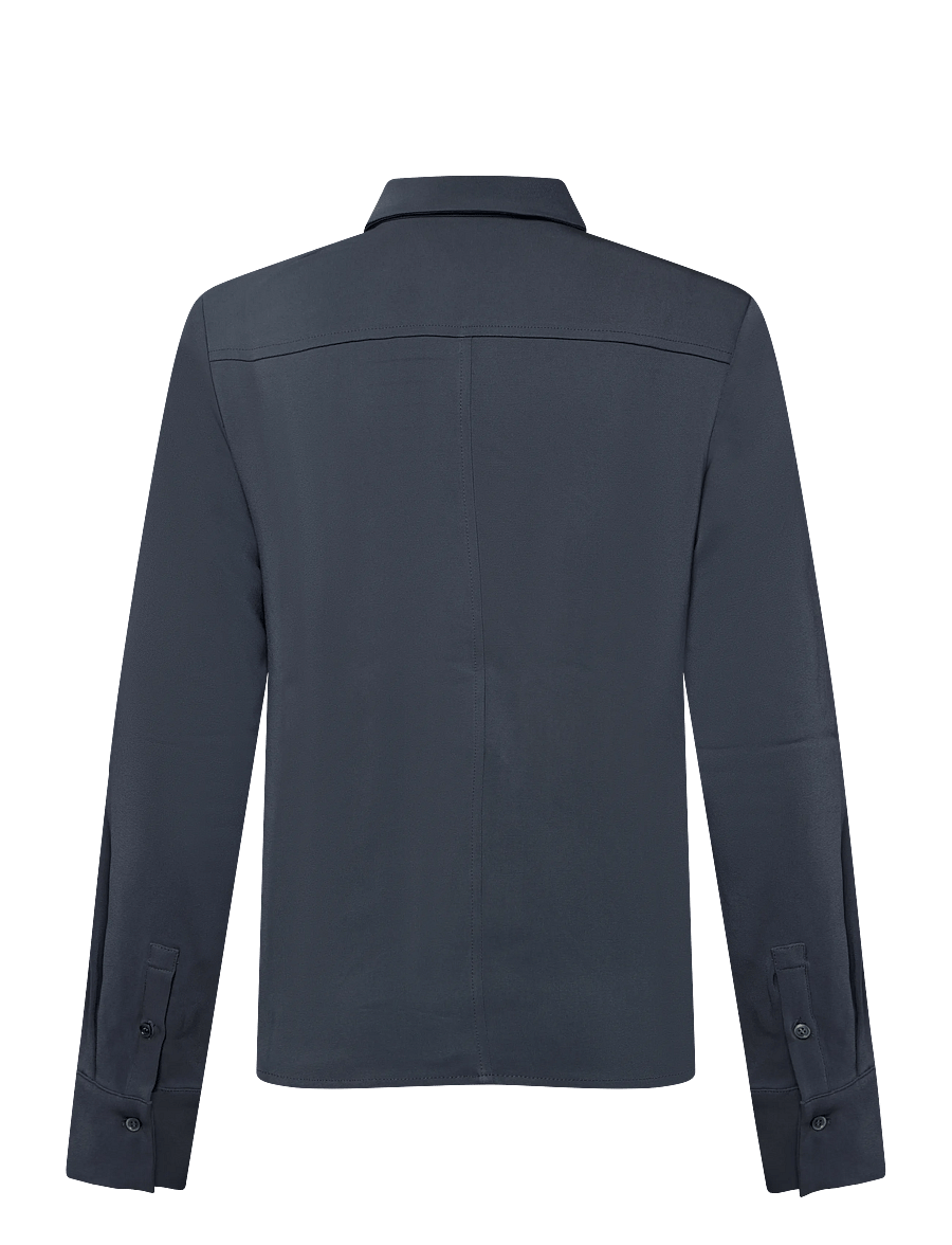 Ivy Oak - IOBrittany Shirt - långärmade skjortor - slate blue - 1
