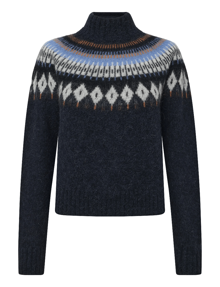 Ivy Oak - IOFidessa Pullover - kampsunid - dark navy - 0