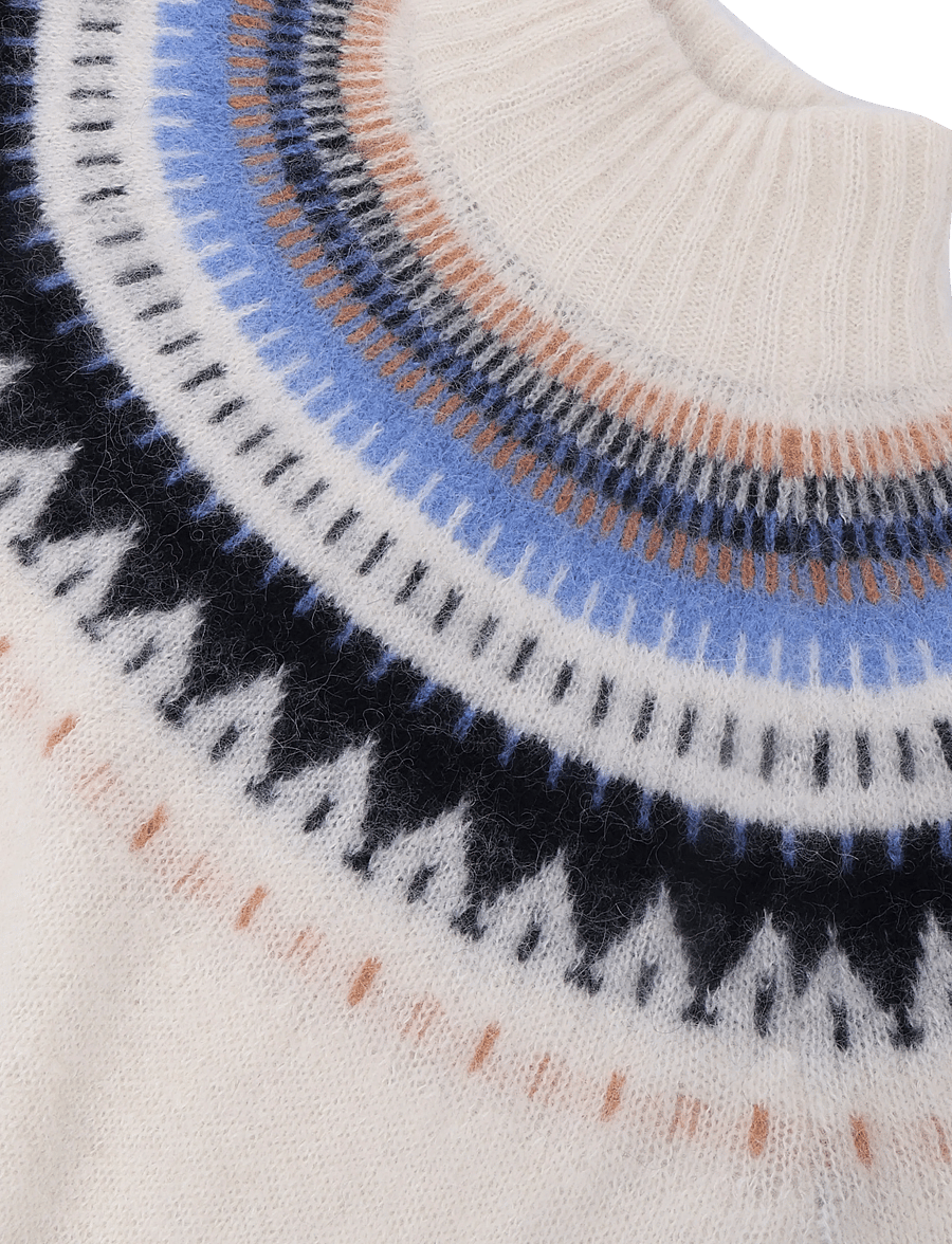 Ivy Oak - IOFidessa Pullover - strikkegensere - winter white - 5