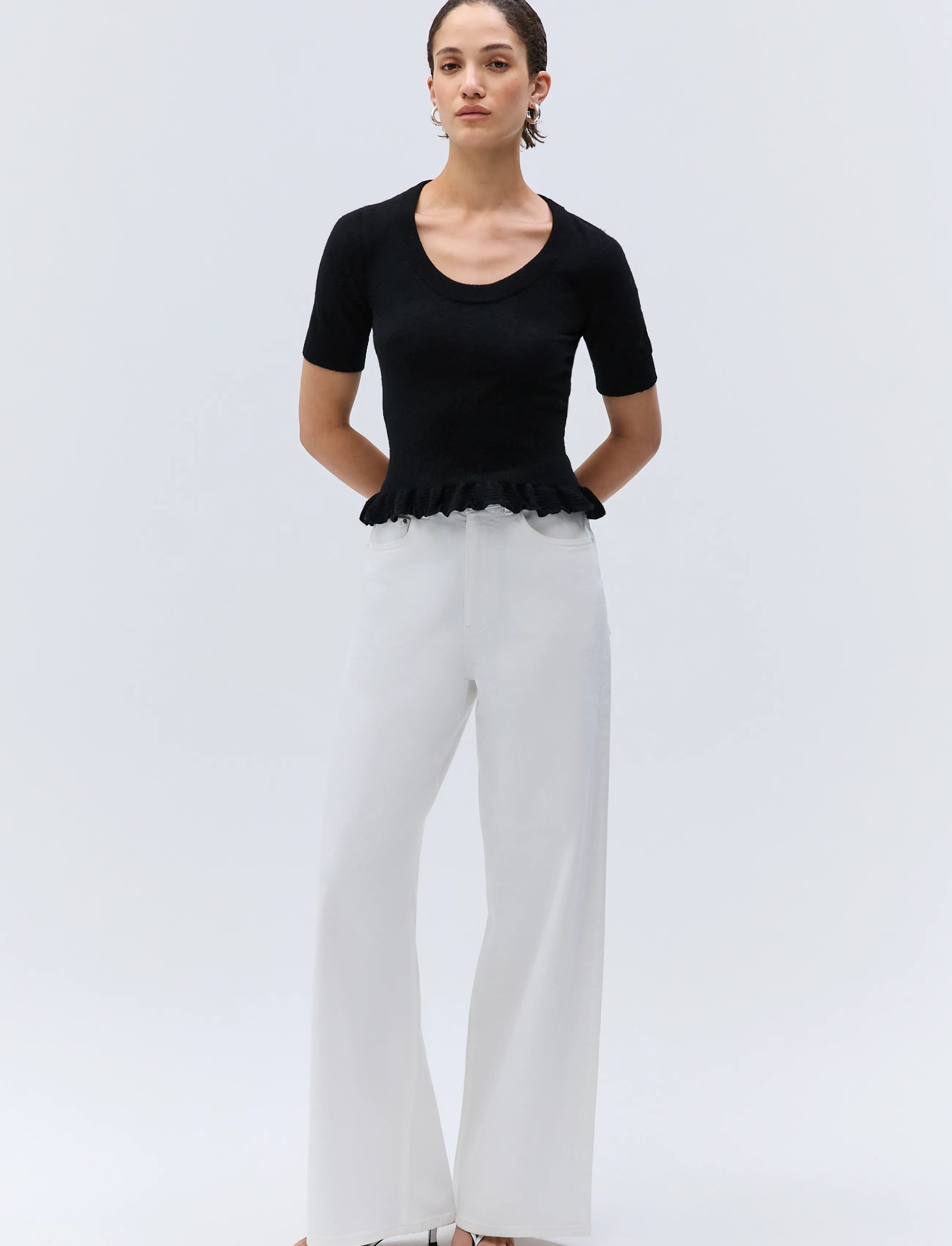 Ivy Oak - IOFrancie Top - t-shirts - black - 2